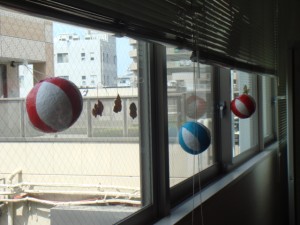 ちょうちんの飾り