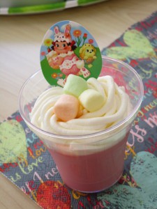 いちごプリンの写真